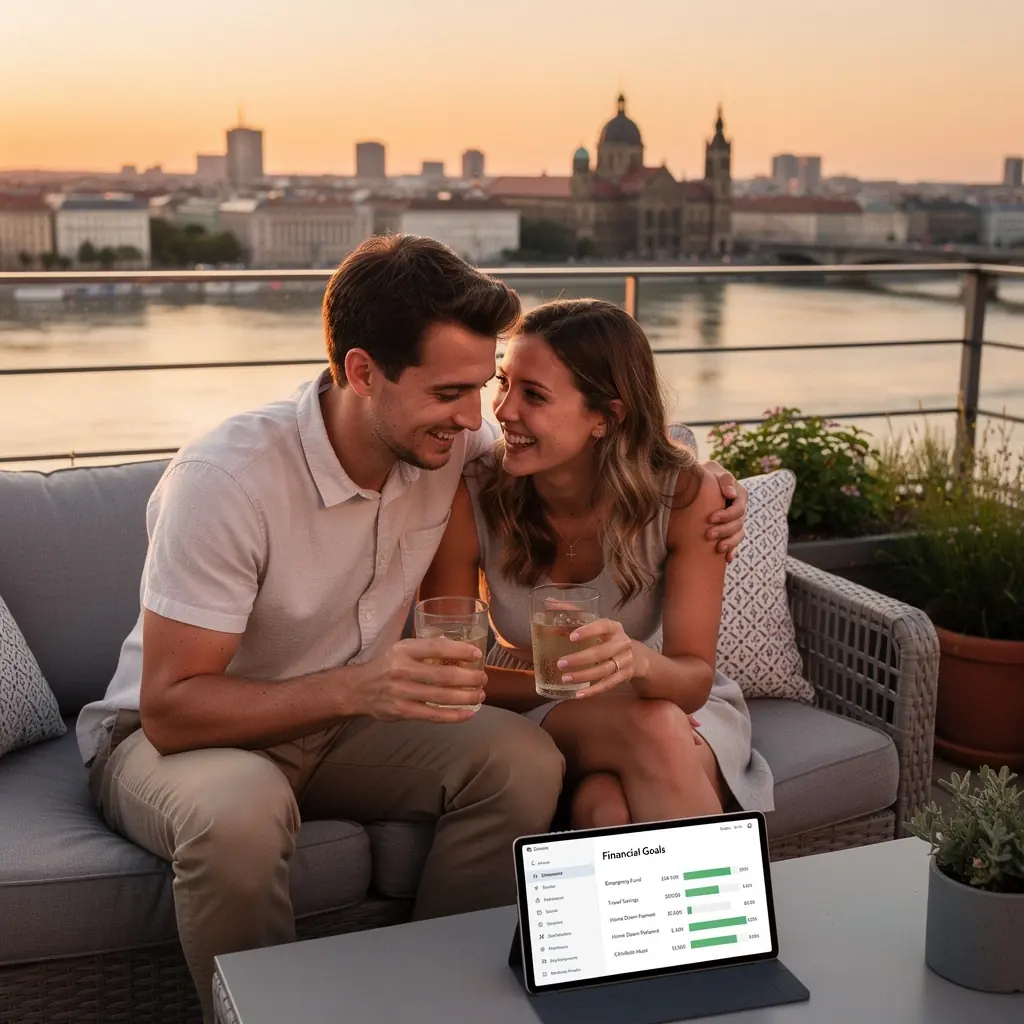 Pénzügyi célok kitűzése grafikus ábrázolása