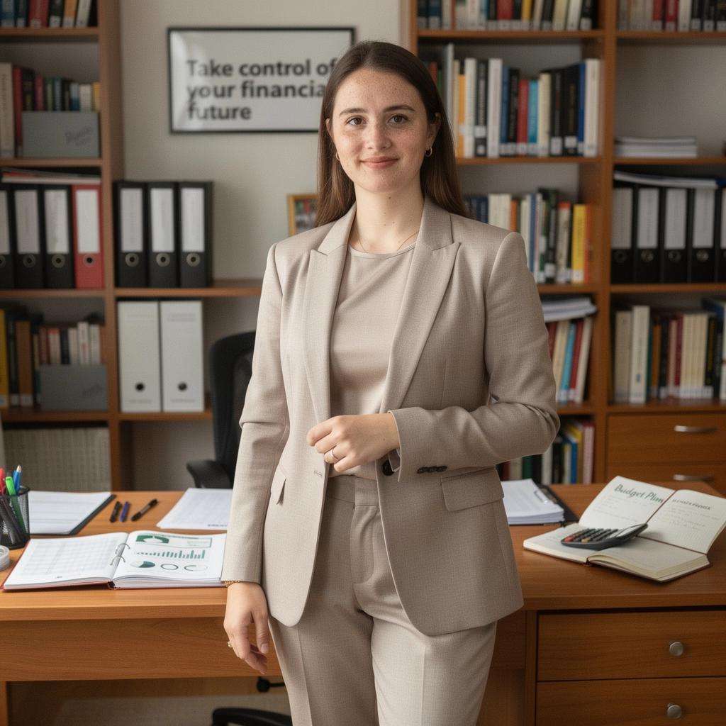 Egy család ül az asztalnál, pénzügyi terveket készítenek.